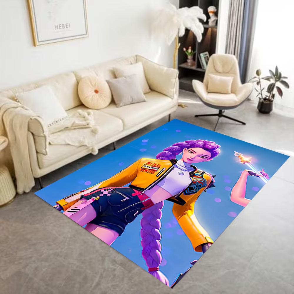 Urban Fashion Trio Floor Mat Suitable for Kitchen Dormitory Outdoor Game Room Antislip Carpet Anime Office Decor Perfect Gift for Friends & Family