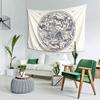 Zodiac Star Sign Constellation Map Ink On Paper Tapestry Decor Art Aesthetic Tapestries Home Wall Cloth Wall Hanging