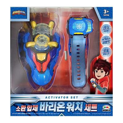 [Mimi World Offiziell] Supertron Barion Uhrenset, beliebtes koreanisches Charakterspielzeug