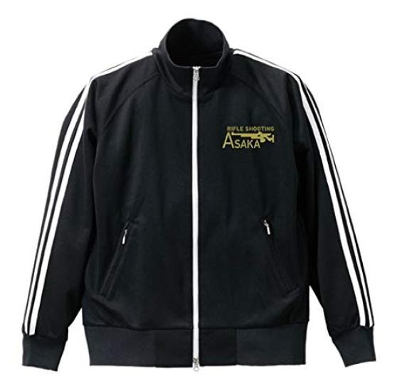 Rifle Is Beautiful Asaka Gakuen High School Black X Size Small [COSPA] Jersey, White,