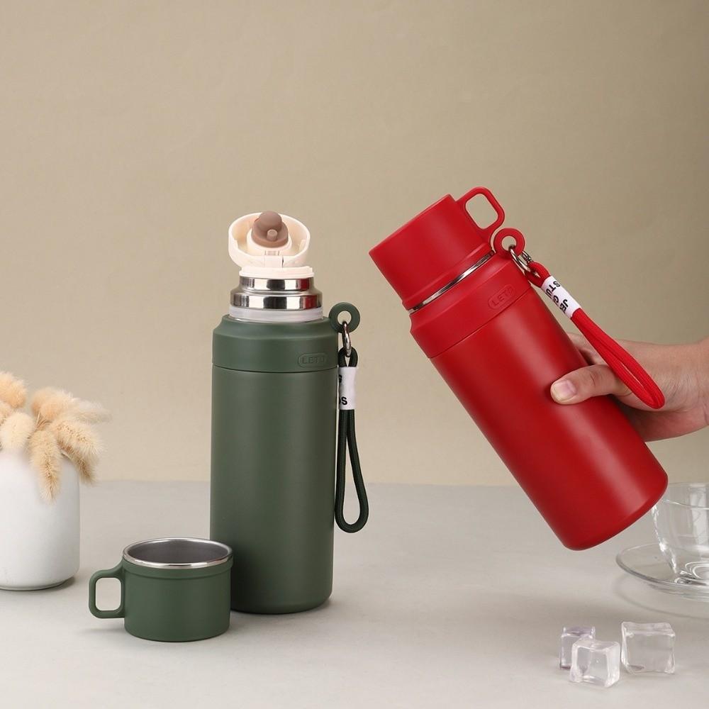 Double Wall Stainless Steel Insulated Cup 800ml Thermal Water Bottle  Outdoor Use