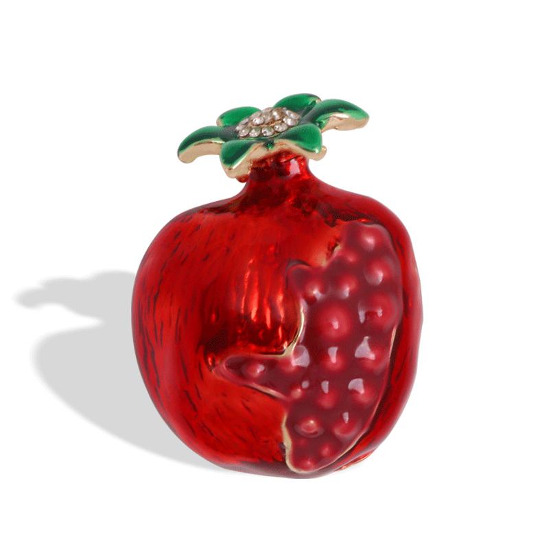 Pearl Fruit Brooch Grape Cherry Pin Drip Oil Corsage Pineapple Pomegranate Lotus Flower Mushroom Brooches