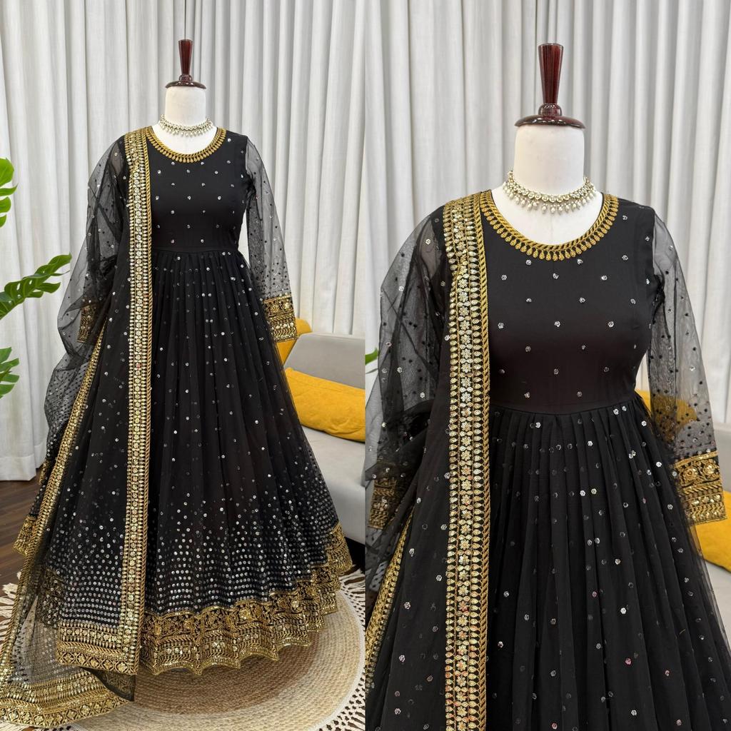 Look de Fiesta Ropa de Fiesta Traje Anarkali Traje Salwar Kameez Indio Pakistaní Vestido