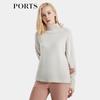 PORTS Women's Crew Neck Cashmere Sweater