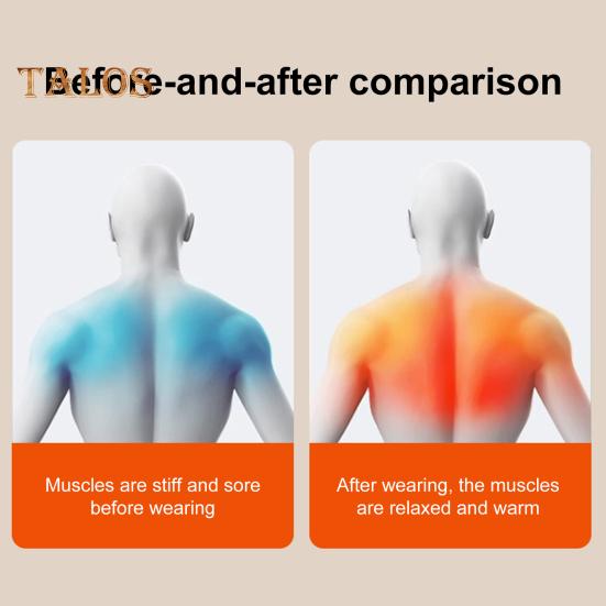 Beheiztes Schulterpolster, USB, 3 Temperatureinstellungen, einstellbar, für Männer und Frauen, zur Linderung von Schmerzen und Steifheit in der Schulter, elektrisches beheiztes Schulterpolster