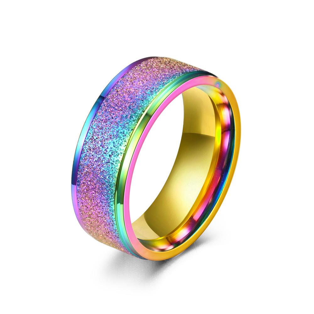 Lover Titanium Steel 8mm Ring Jewelry