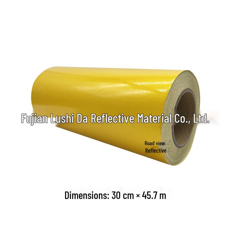 Reflective Yellow Warning Tape - Waterproof 5S Safety Sticker for Workshop