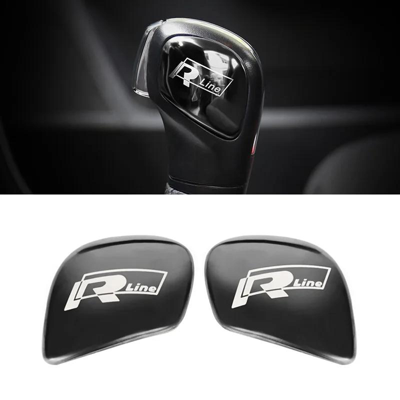 

2025 Hot Car Styling Gear Shift Knob Gear Head Sticker Cover For Volkswagen POLO CC Golf 7 6 Bora Tiguan Passat SCIROCCO Car Acc