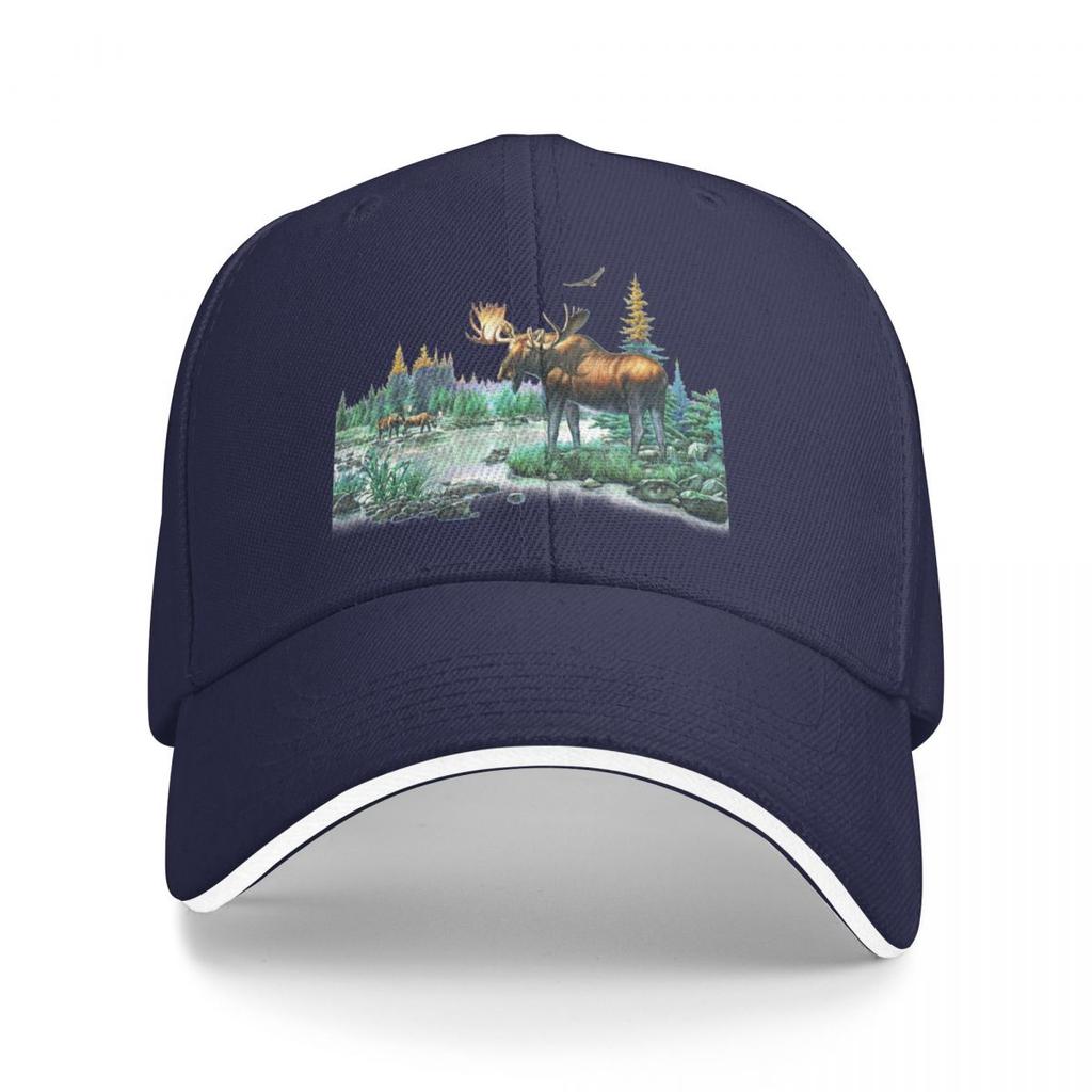 Moose Creek Baseball Cap Funny Hat New In The Hat Sun Hat For Children Golf Genuine For Unisex Womens