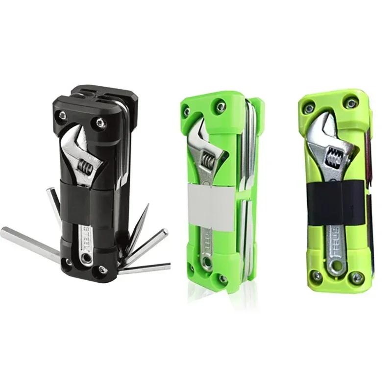 Versatile Bicycle Tool Kit Multitool Set with Tire Repair Tools Screwdriver and Chain for MTB and Road Bikes