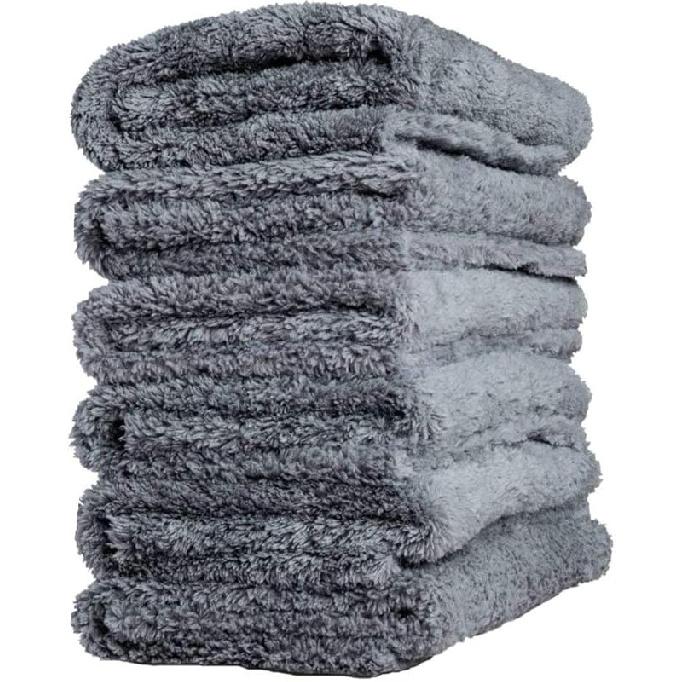 Kingsheep 6Pack Car Microfiber Towel For Auto Thick Buffing Microfiber Cleaning Cloth 16 X16 Plush Polishing Drying Towels 450Gsm Detailing Cloths
