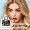 Eyeshare 1 Pair ESTONIA Colored Contact Lenses 14.5mm Big Eyes Natural Lenses For Fashion Eyes Blue Lenses Pupils Grey