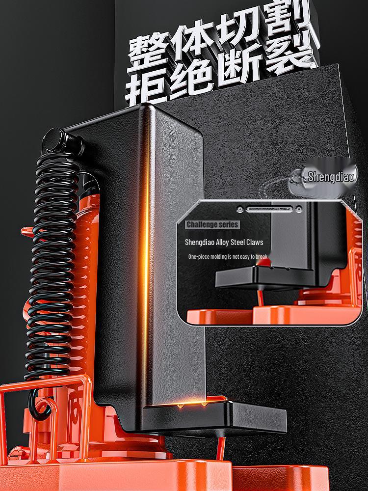 Heavy-Duty Hydraulic Claw Jack with Duckbill Lift, 5/10 Ton Capacity, Up To 30 Tons