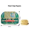 Changbai Mountain Auspicious Clouds Metal Fridge Magnet - Creative Tourist Landmark Decoration