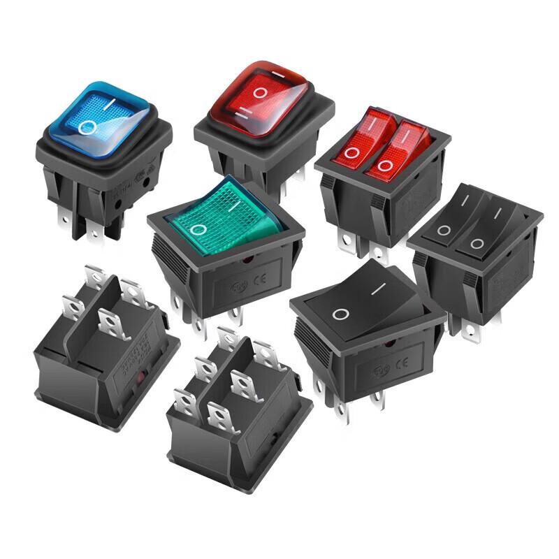HUIJUN KCD4 Rocker Power Switch with LED Indicator