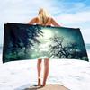 Beach Towel Forest, Beach Blanket or Oversized Large Bath Towel,Quick Dry and Sandproof Beach Towels,Lightweight and Large