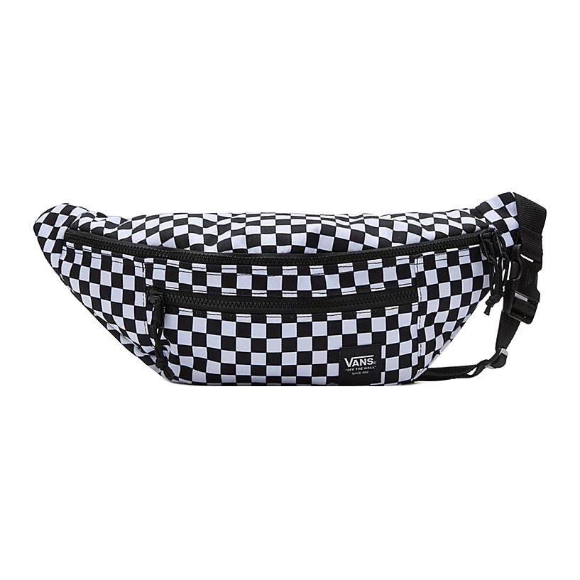 

Vans Classic Checkerboard Print Logo Patch Polyester Crossbody Chest Bag Unisex bags Black White VN0A3NG756M1 One Size VN0A3NG756M1/VN0A3NG756M