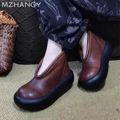 Plateau Damen Slipper Schuhe Flach Designer Lässige Stiefeletten Frau 2025 Trend Herbst Lauf-Sneakers Neue Kleider Mujer Zapatos