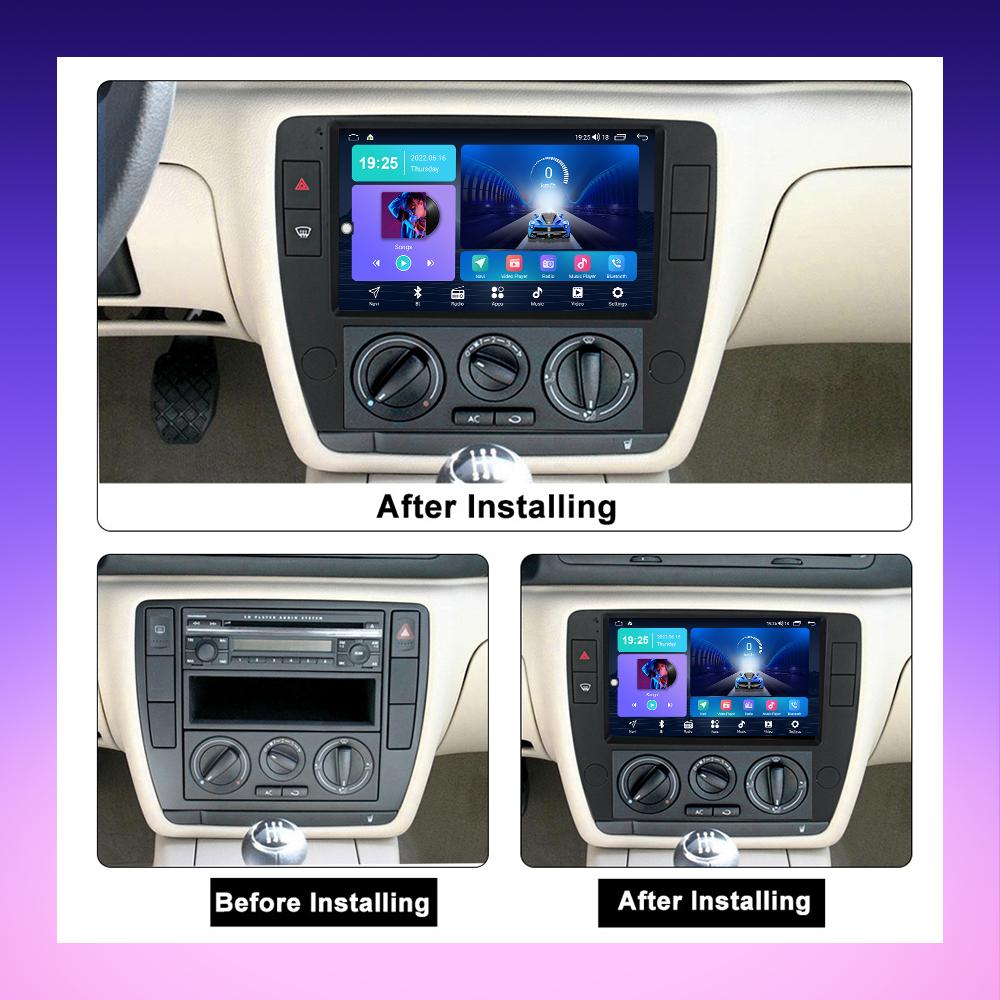 2 DIN Android Carplay Autoradio Für Volkswagen Passat B5 2000 - 2005 Multimedia Player Head Unit Stereo GPS Navigation BT WIFI 2+32GB