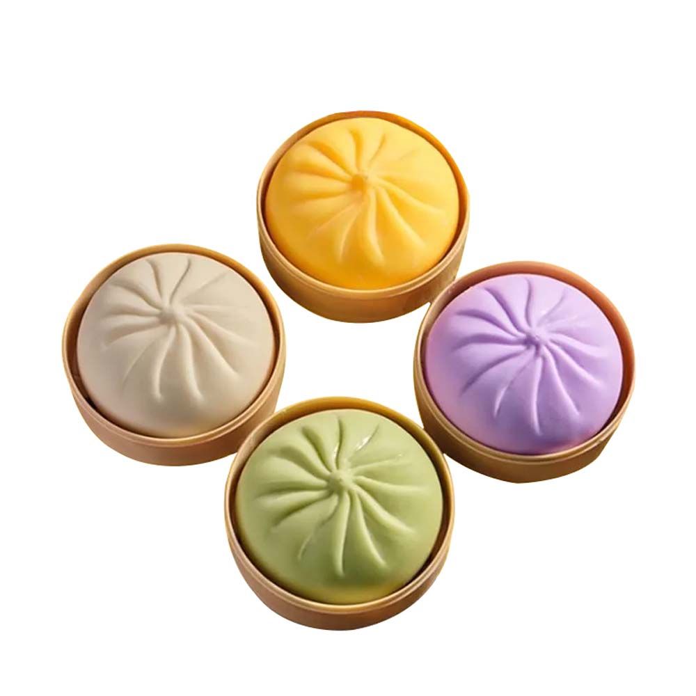 Soft Fidget Dumplings Squishy Toy Slow Rising Squishy Bun Novelty Dumpling Sensory Toy  Adults&Kids