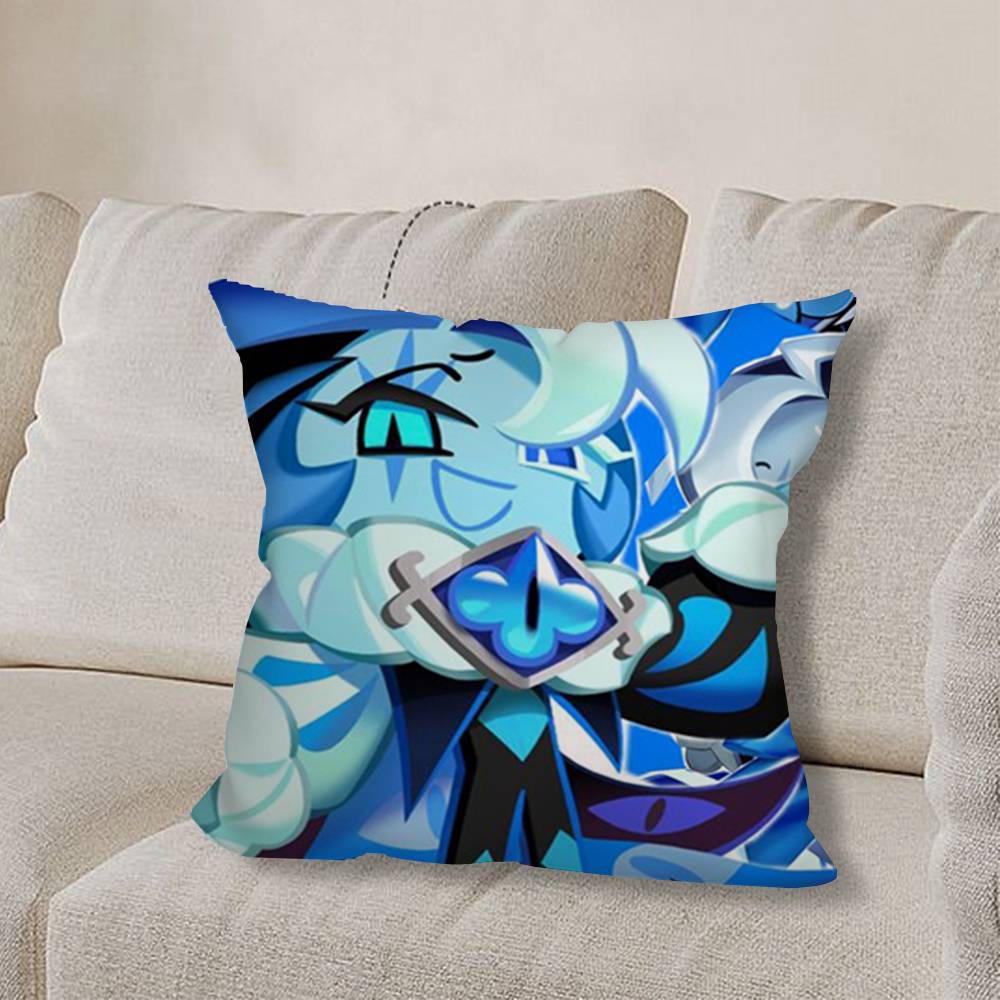 Cookie R-Runes KingdomS Game Pillow Case Sofa Living Room Bedroom Headboard Backrest Cushion Square Cushion Nap Time