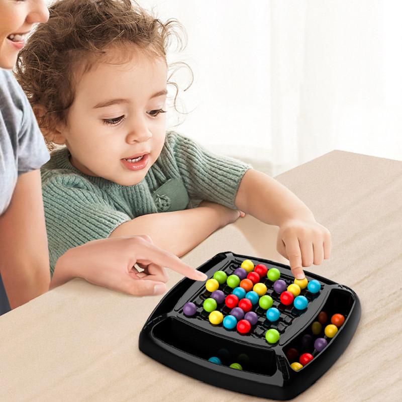 Colorful Rainbow Pop Game Interactive Family Fun Educational Toy For Kids