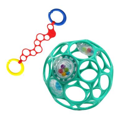 Bright Starts O-Link [Red] O-Ball Rattle (Light Blue) Set