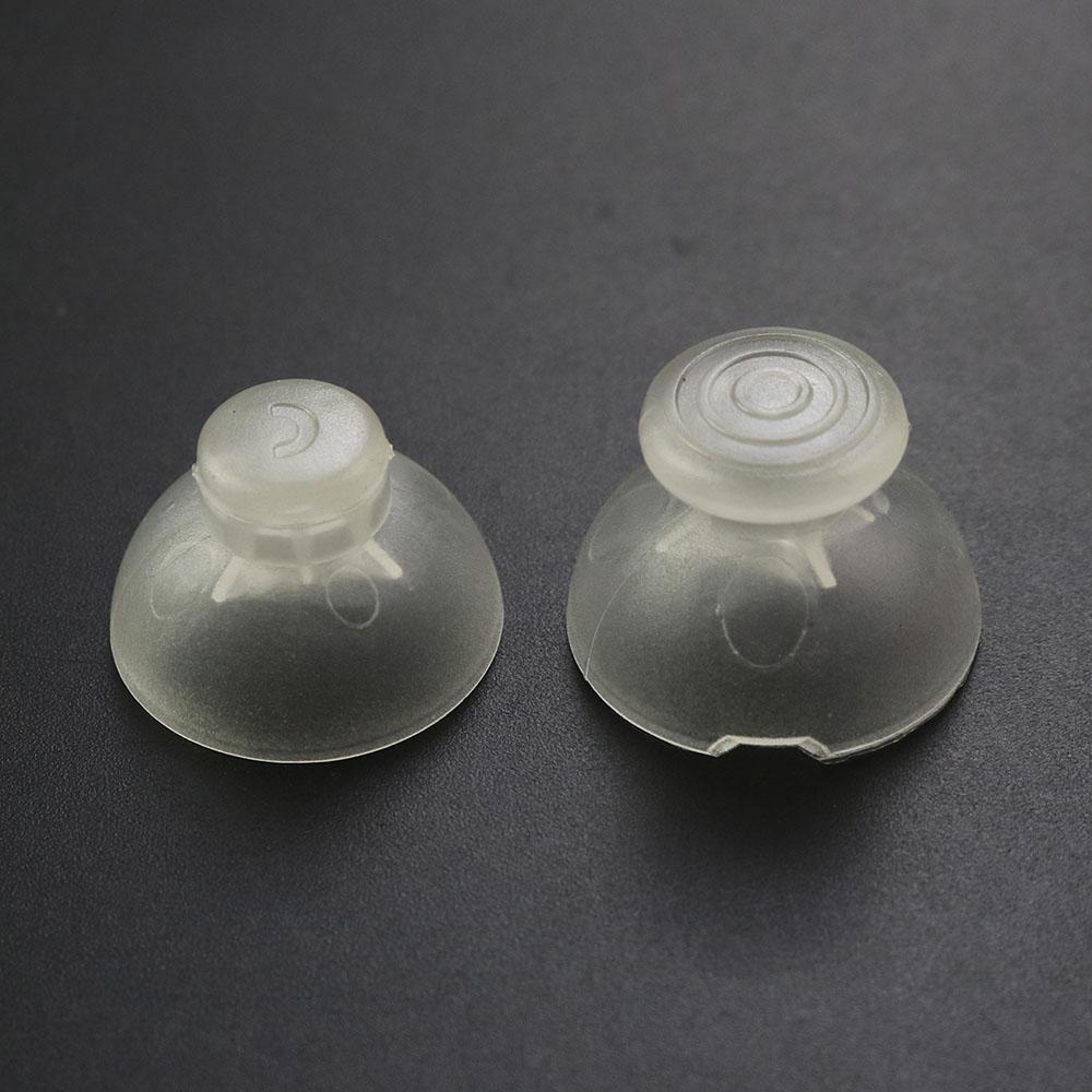 JCD 1 Pair Left And Right 3D Analog Joystick Thumb Stick Silicone Cap For GameCube For NGC GC Controller Repair Part Replacement