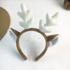 Mori Girl Christmas Antler Plush Headband - Cute Holiday Party Hair Accessory