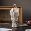 Zen Little Monk Buddhist Shami Meditation Sculpture Ceramic Figurines Tearoom Fengshui Chinese Statues for Decoration Gift