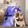Japanese anime cartoon NARUTO famous Uzumaki Naruto blanket soft home furnishing nap decoration four seasons warm Sherpa blanket B6