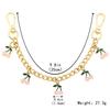 Fashion Temperament Glass Stone Red Cherry Chain Jewelry Bag Hanging Jewelry Bag Charm Bag Accessories