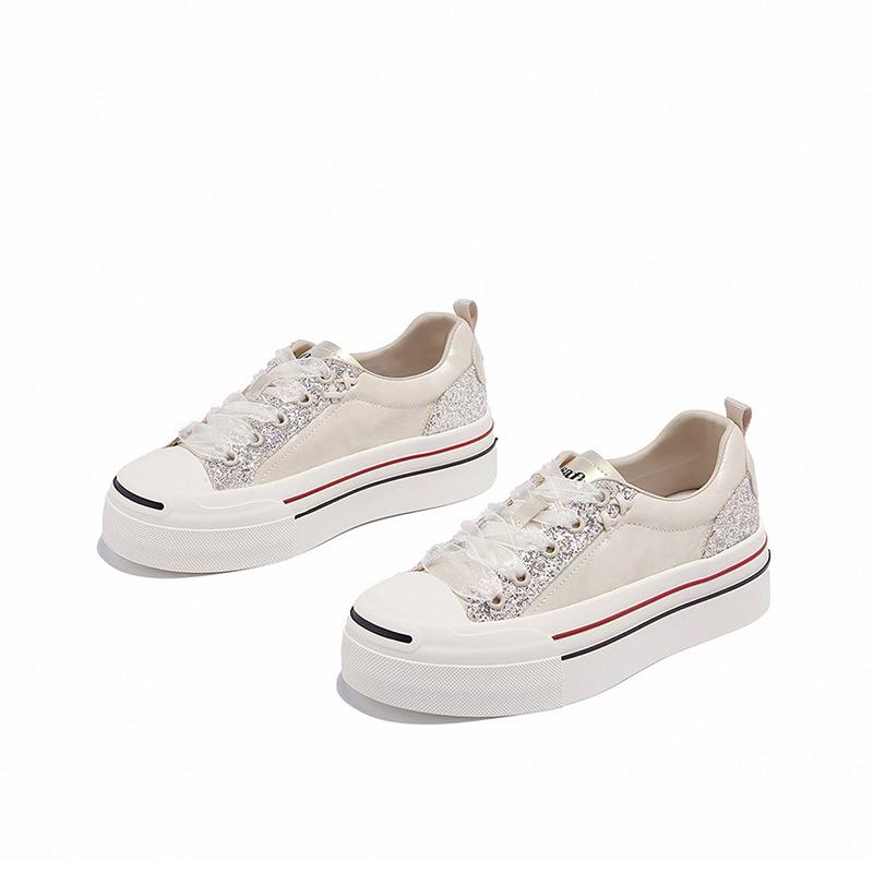 

Popular leather little white shoes spring new fashion comfortable fashion trend increase casual versatile shoes women 35