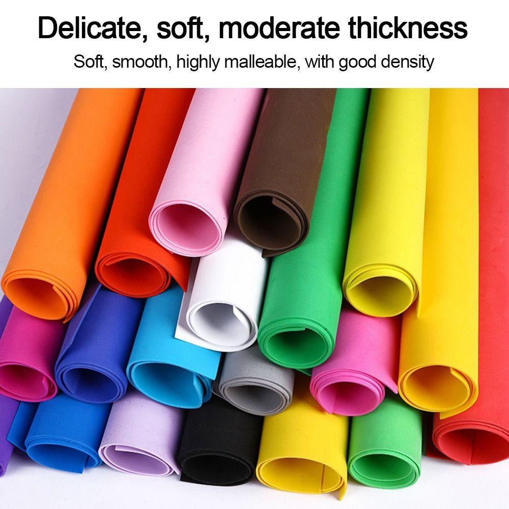 Colorful Sponge Paper EVA DIY Cut Paper New School Art Crafts  Kids Baby