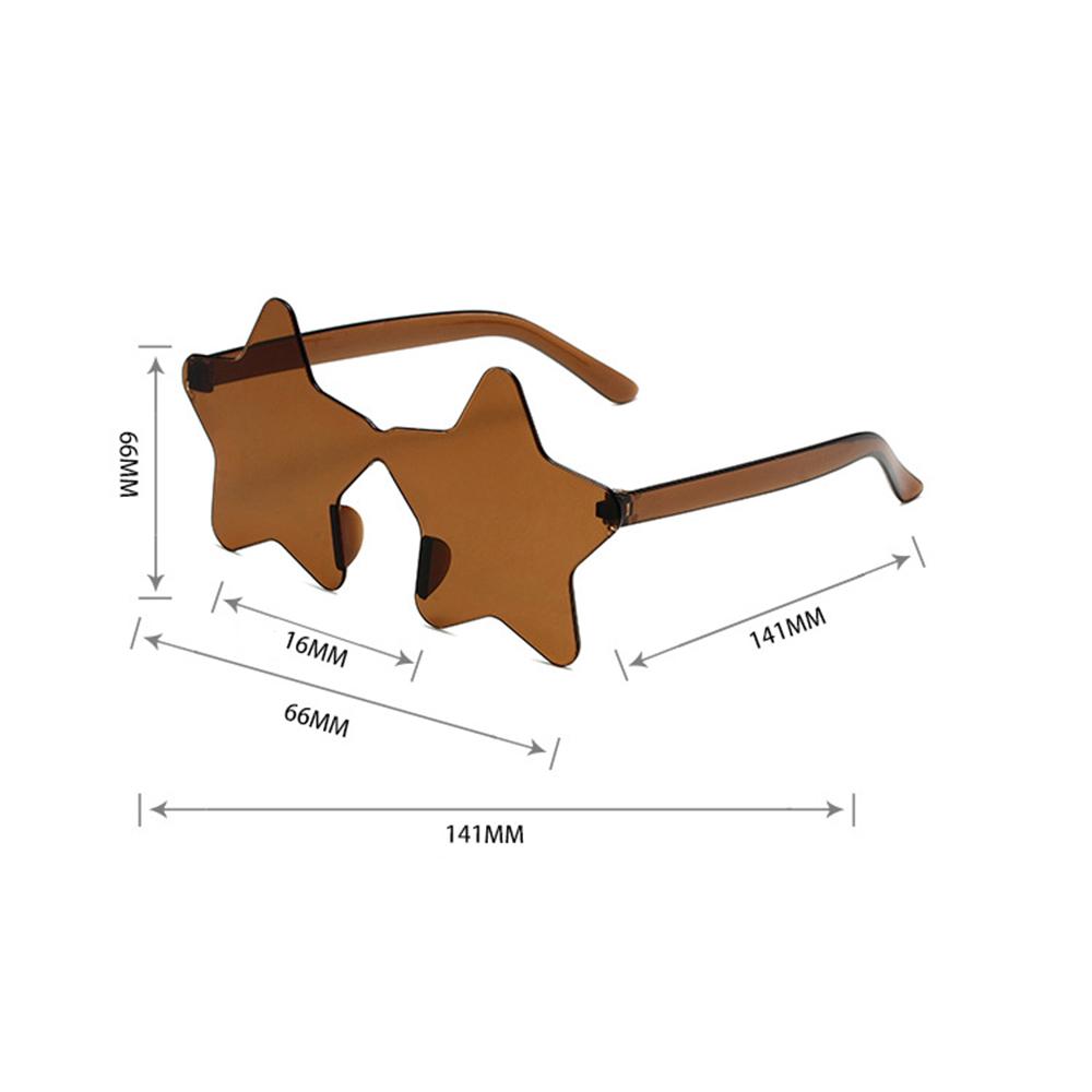 Herren Brillen Mode Pentagram Brillen Damen Brillen Pentagram Design Sternförmige Sonnenbrillen Für Cosplay Partys Straße