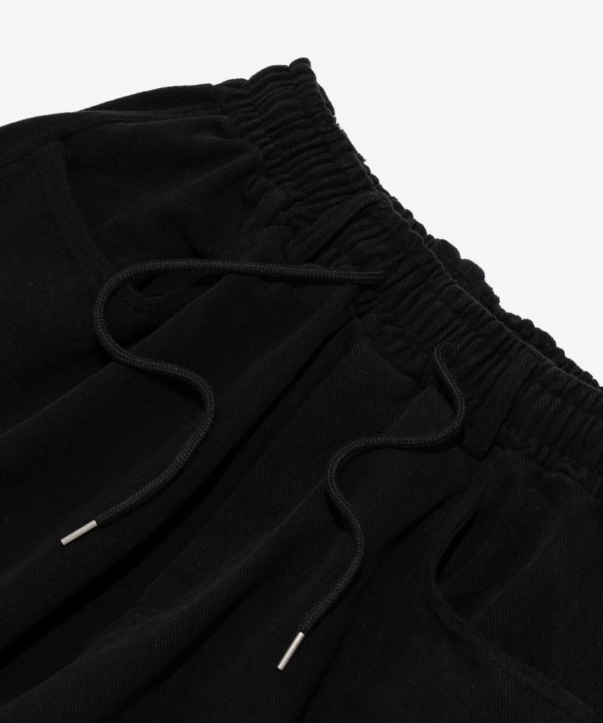 CARGOBROS Warm Fleece Tapered Cargo Pants (Black)