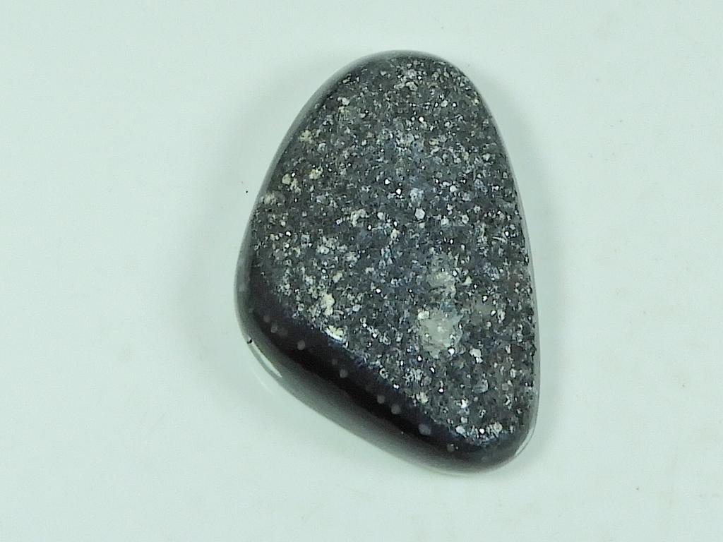 27X40X10MM Dyed Black Onyx Druzy Agate Fancy Cabochon Loose Gemstone 73Cts. SK-4663