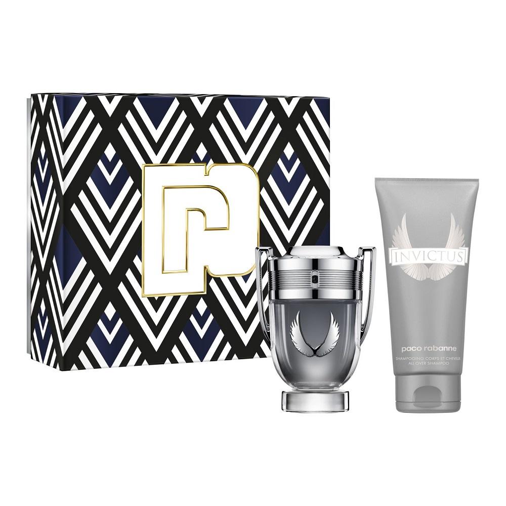 Paco Rabanne Invictus Platinum Perfume & Shower Gel Set, 50ml+100ml