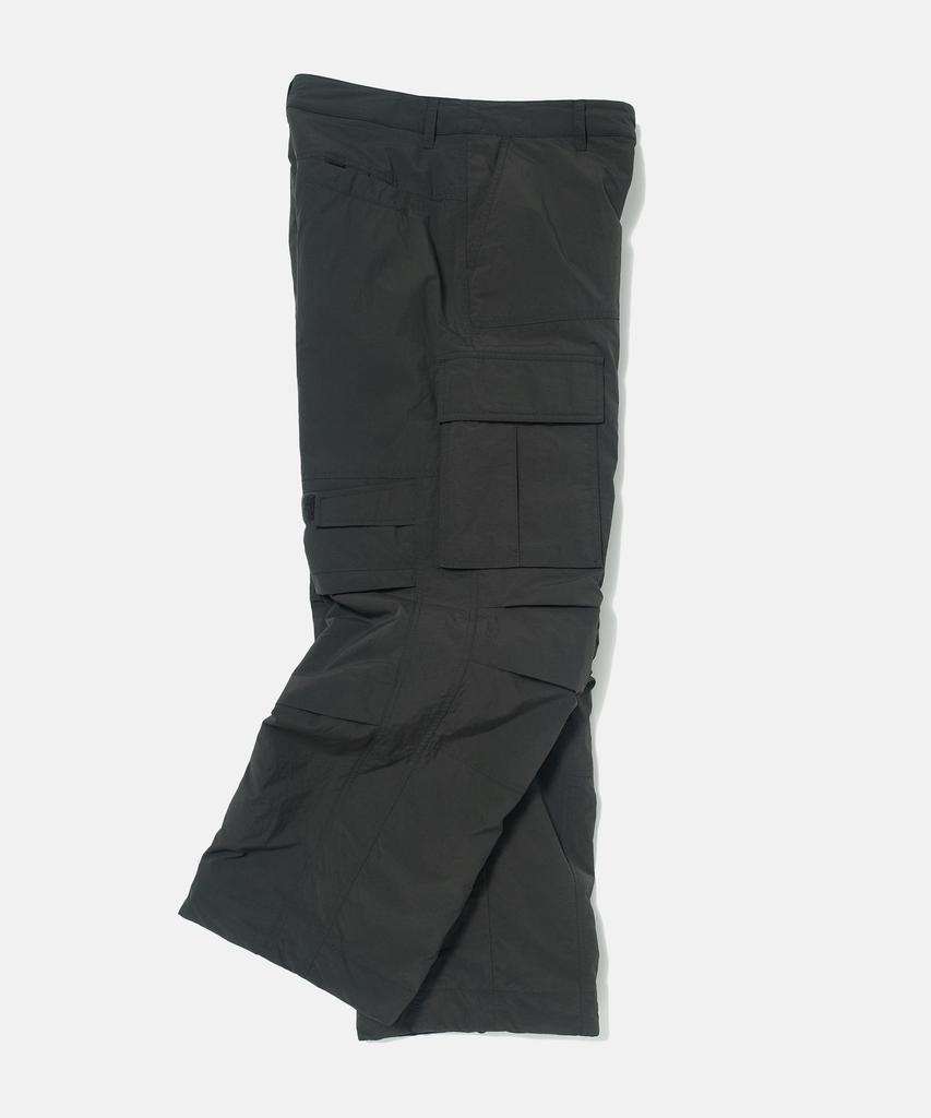 DTHIRTYONE Padded Nylon Parachute Cargo Pants (Charcoal)