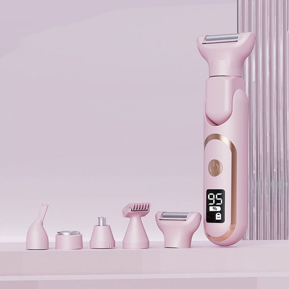 Double-headed Women's Shaver 5-in-1 Electric Hair Remover Multifunctional Hair Trimmer  Travel