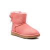 UGG Mini Bailey Bow Ii Fleece Lined Pink Women's 1016501-LNT