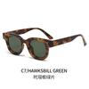 Oval Sunglasses PC Rivet Shades Anti-UV Glasses