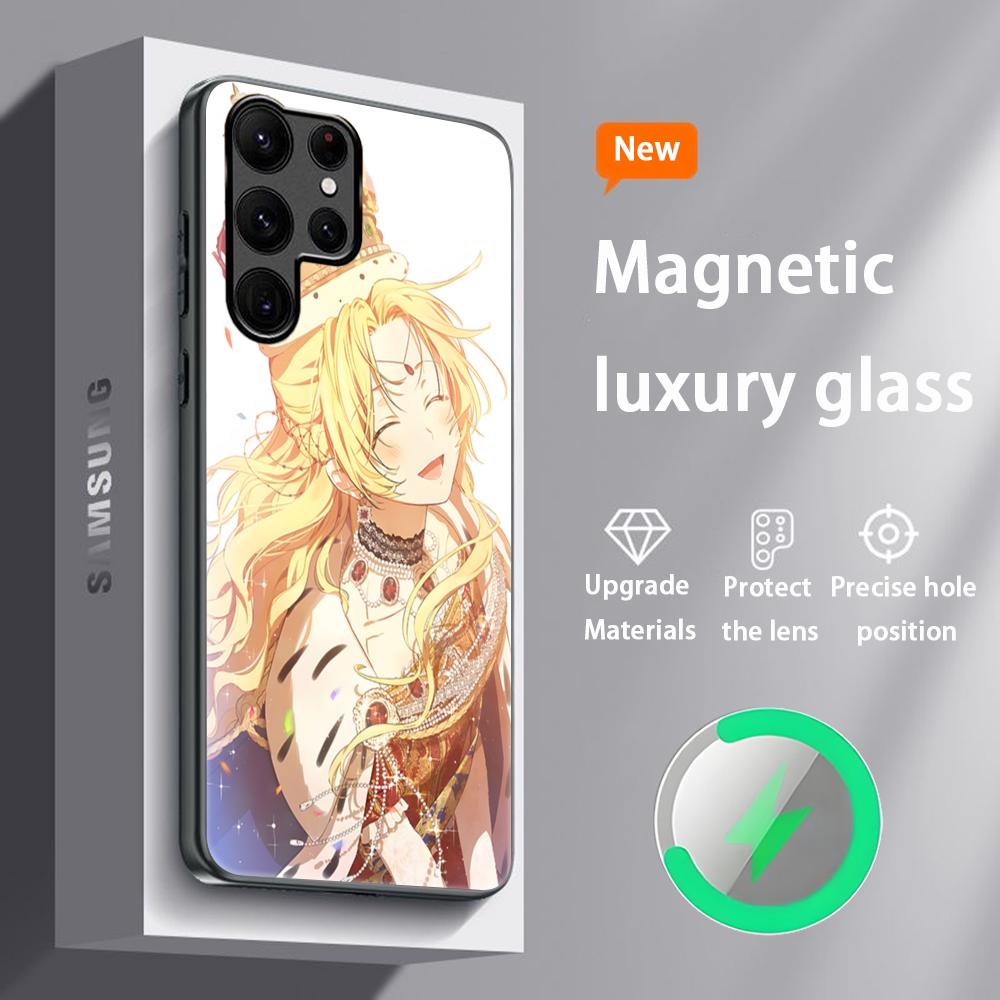 Who Made Me a Princess Comics Phone Case For Samsung S25 S24 S23 S22 S21 S20 Plus Ultra Note20 Glass Magnetic Case