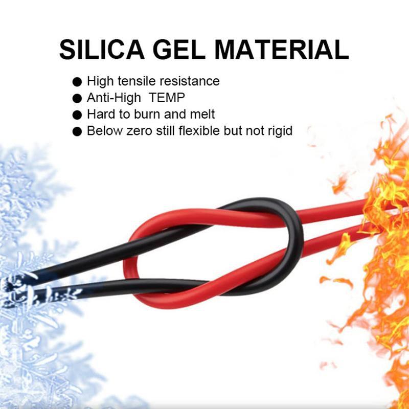 2PCS 20A/1000V Multimeter Test Lead Cable Test Probe Suitable For Silicone Cables Of General-purpose Multimeters