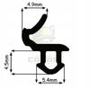 Seal for PVC windows S-618 KBE BLACK 1m