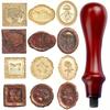 20 Pcs/set 20 Pcs/set Vintage Rose Wax Seal Set  Valentine's Day Halloween Christmas