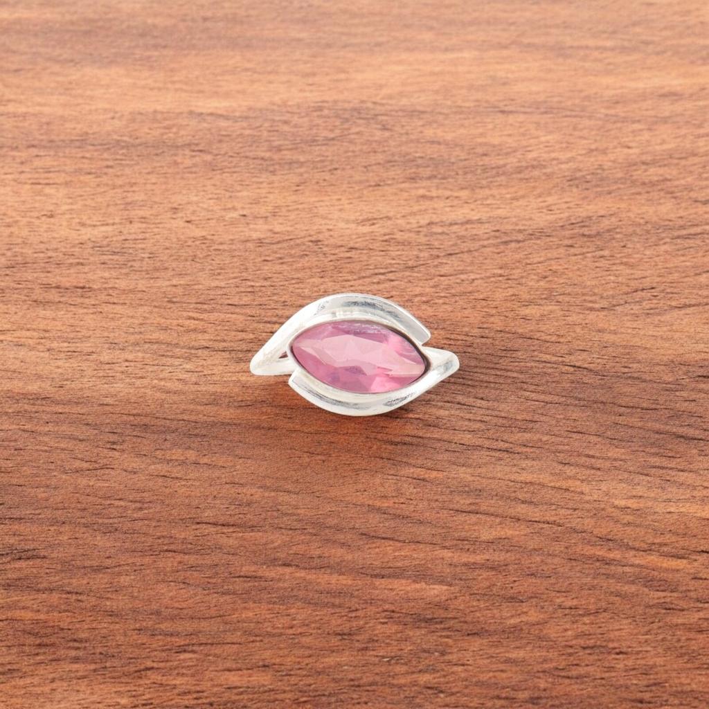 Pink Tourmaline Ring 925 Sterling Silver Handmade Gemstone  Jewelry Wedding Gift RR-60-9