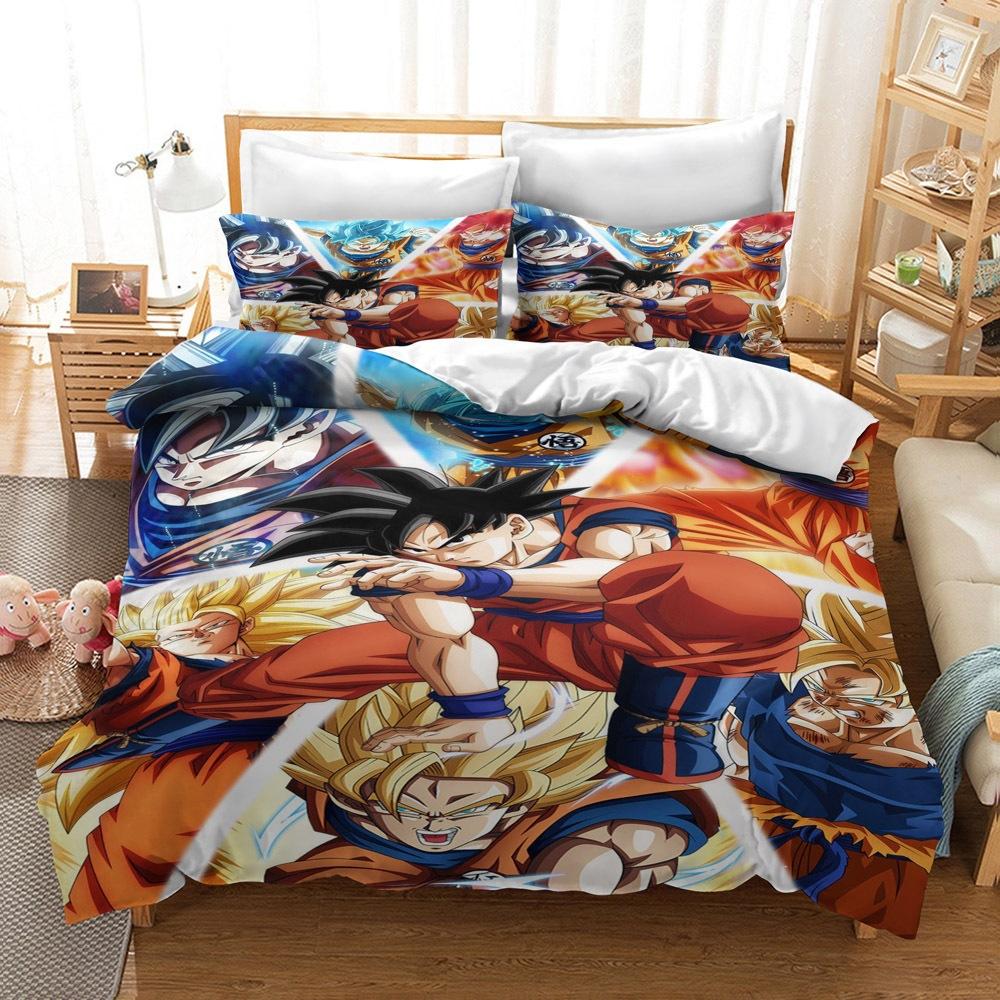 Digital Printing Bedding Kit, Dragon Ball Series Size Three-Piece Set