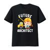 Zukünftiger Architekt Kostüm für Kleinkinder Erwachsene Kinder T-Shirt vintage Gewaschen streetwear Leicht atmungsaktiv homme
