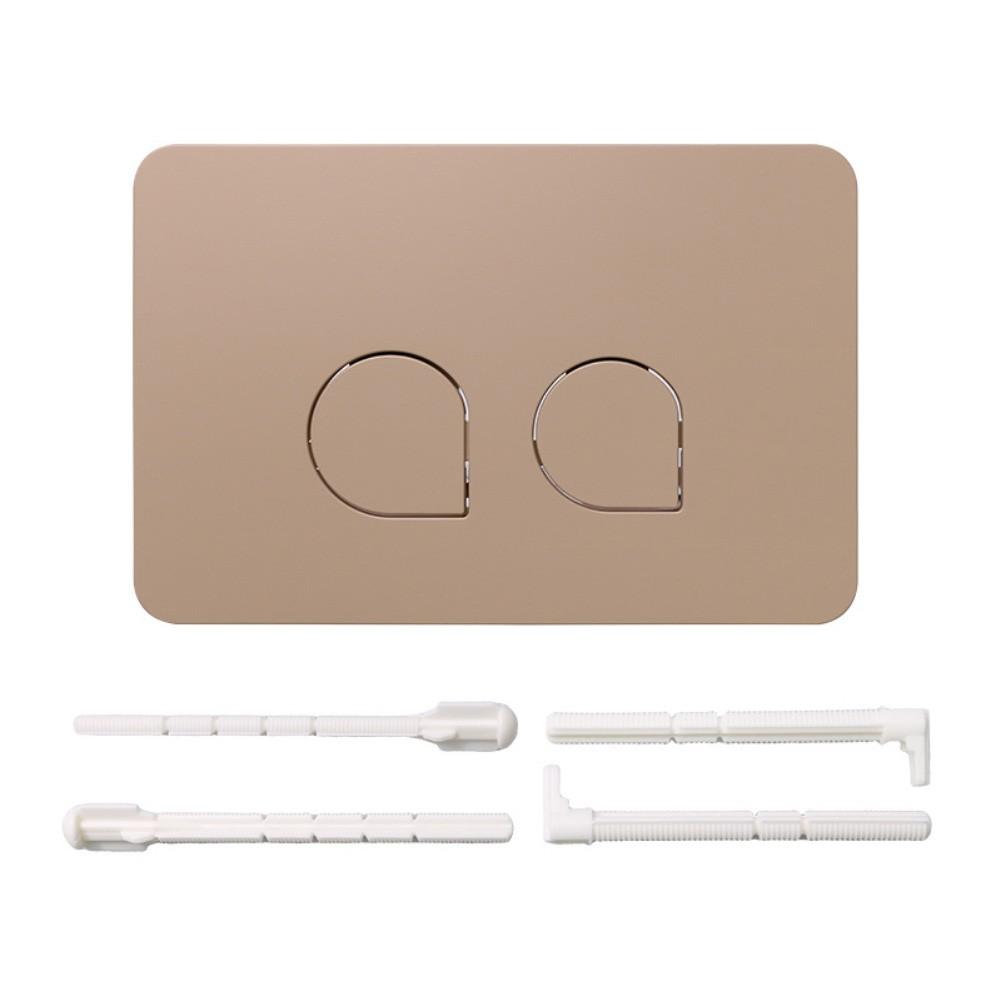Minimalistische Ästhetik Toilettenspülplatte Spülknopf mit zwei Tasten